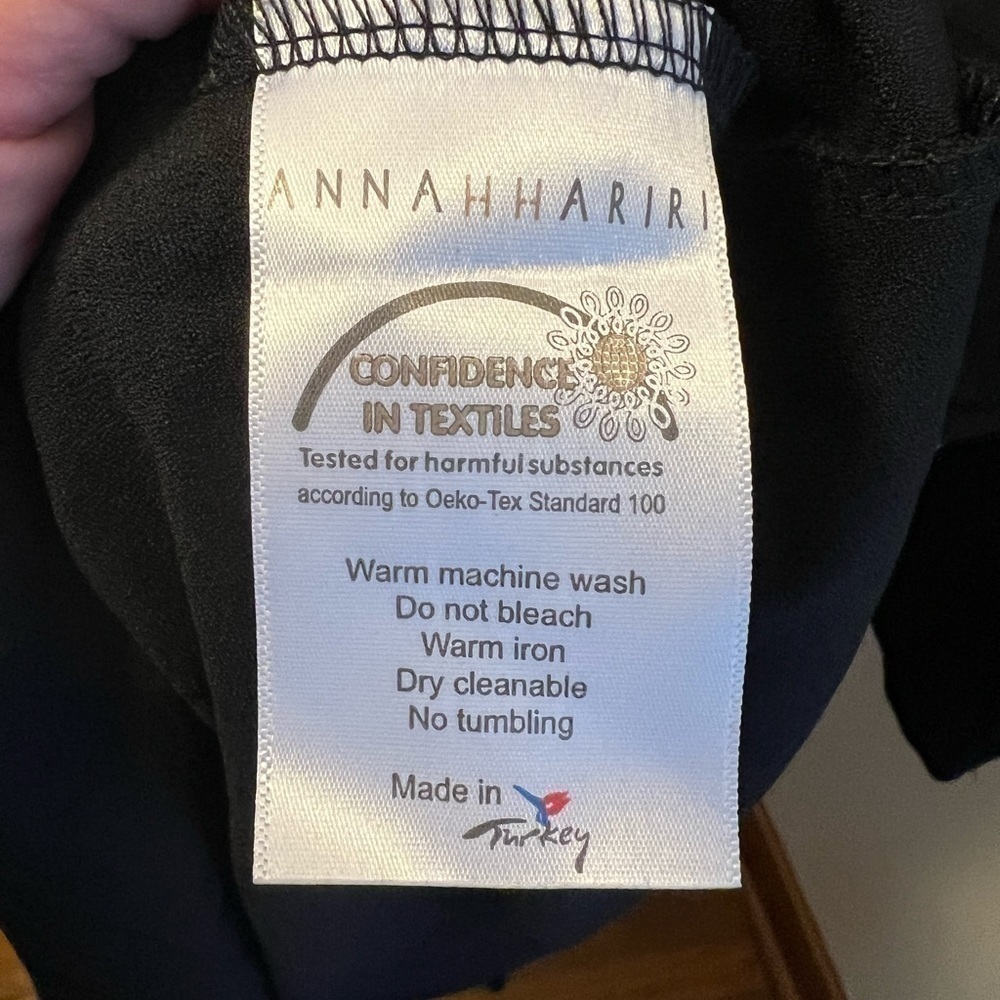 7 for $30 ANNAHHARIRI Long Sleeve Little Black Dress - Picture 8 of 9